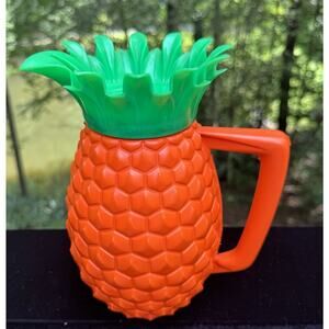 Vintage Pineapple Pitcher Tiki Hawaiian Kitschy Minerware 1970s USA Pool Party